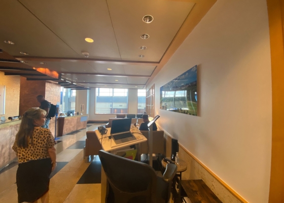 American Airlines - Admirals Club Renovation and Interior Painting by Southstone Painting Group