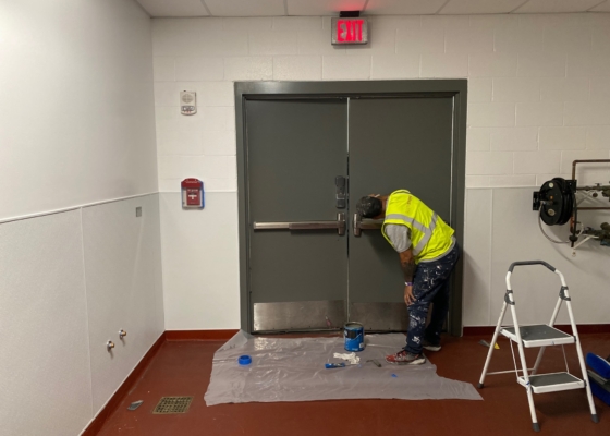 City of Austin Convention Center Kitchen Renovation and Interior Painting By Southstone Painting Group