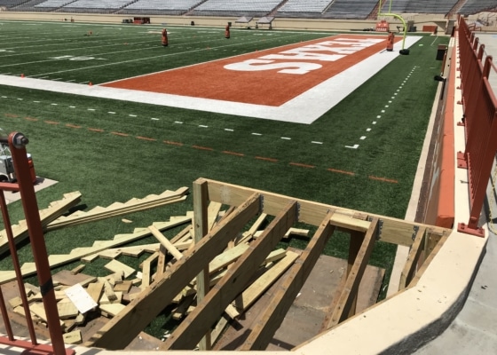 UT DKR Stadium Painting and Renovation by Southstone Painting Group