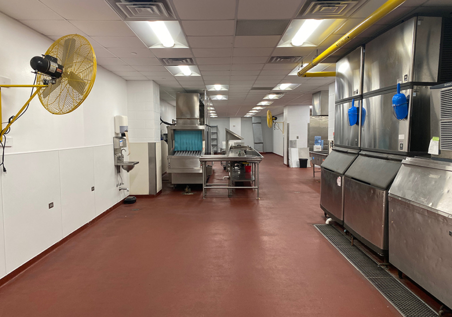 Epoxy coatings in commercial kitchen